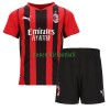 Maillot de Supporter AC Milan Domicile 2021-22 Pour Enfant